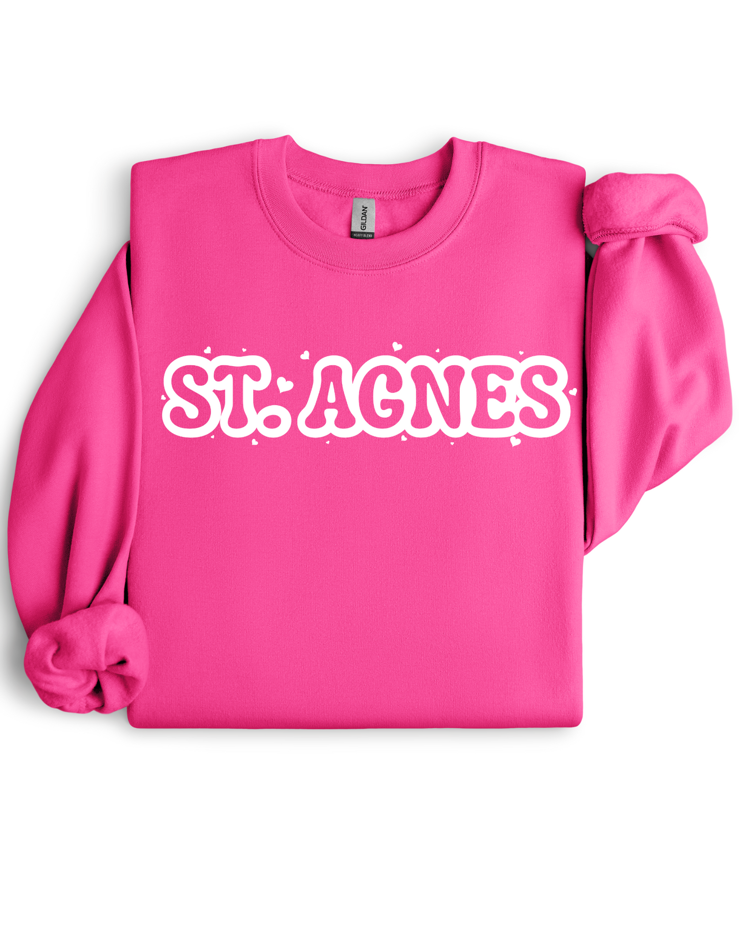SAA Puff Sweatshirt Hearts
