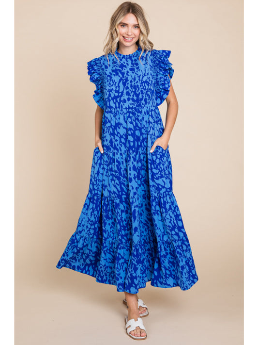 Why So Blue? Maxi Dress